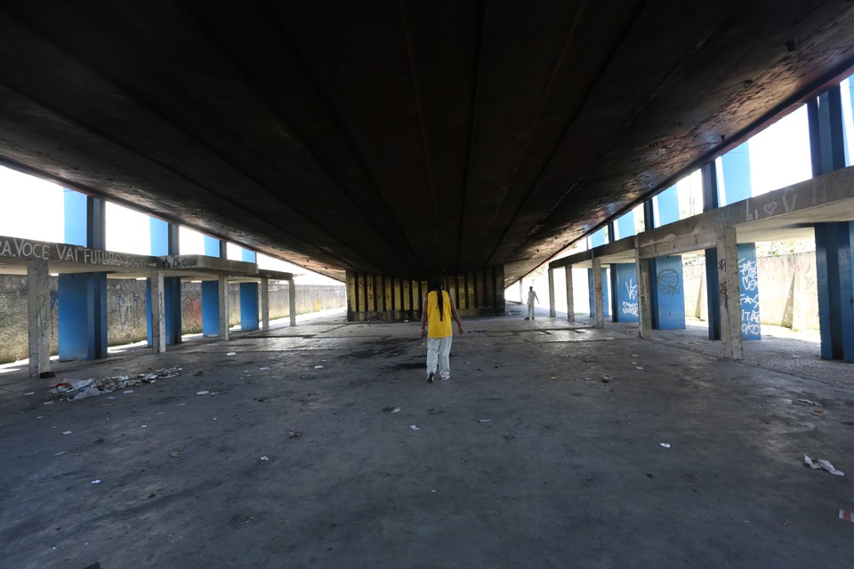 Viaduto Capanema, onde acontecerá o projeto RapPaz | Ivonaldo Alexandre/Gazeta do Povo