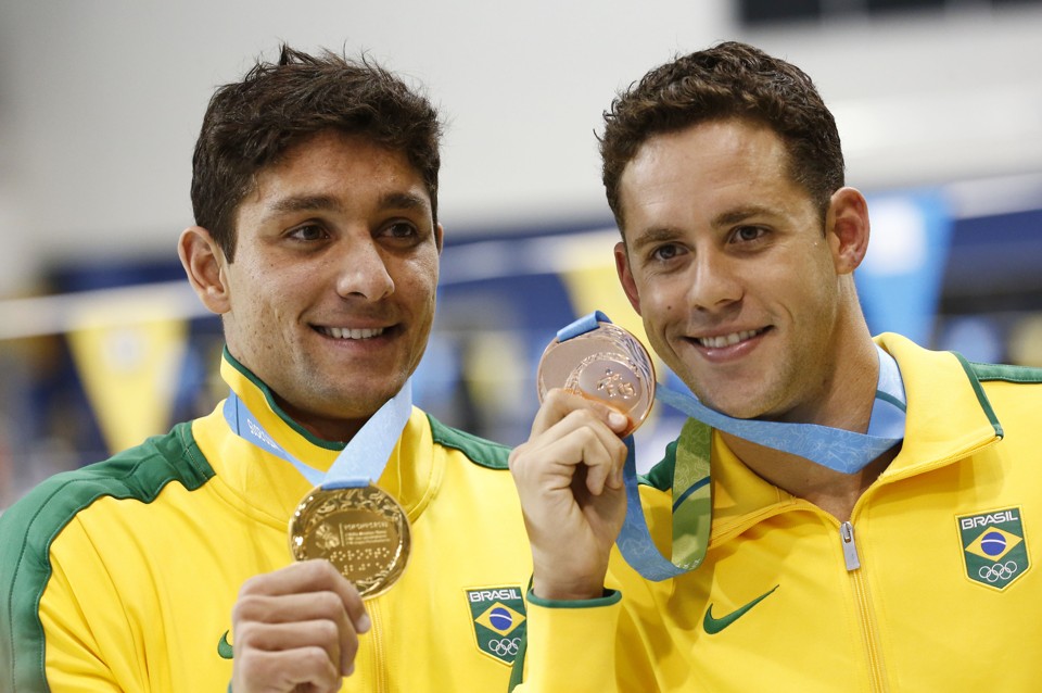 A dupla de Thiagos: Simon foi ouro e Pereira bronze | Rob Schumacher/USA Today Sports