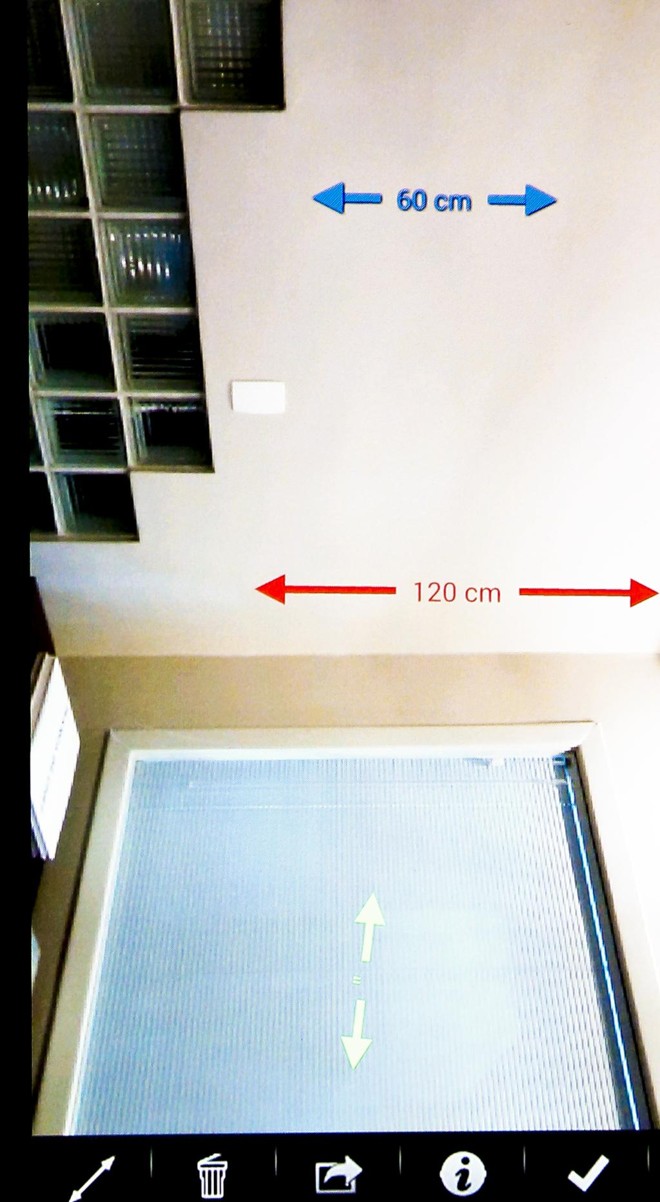 My Measures e Measure & Sketch - Disponíveis para os sistemas iOS (My Measures) e Android (Measure & Sketch) gratuitamente, os apps permitem armazenar as dimensões de móveis e ambientes no celular ou tablet. Para isto, basta o usuário tirar uma foto do objeto ou do cômodo e inserir as medidas acrescentando setas, ângulos e comentários de texto às imagens. Com interfaces funcionais, os aplicativos também permitem compartilhar as informações e armazená-las em pastas. O My Measure tem uma versão PRO ao custo de UD$ 5,99. | Hugo Harada/Gazeta do Povo