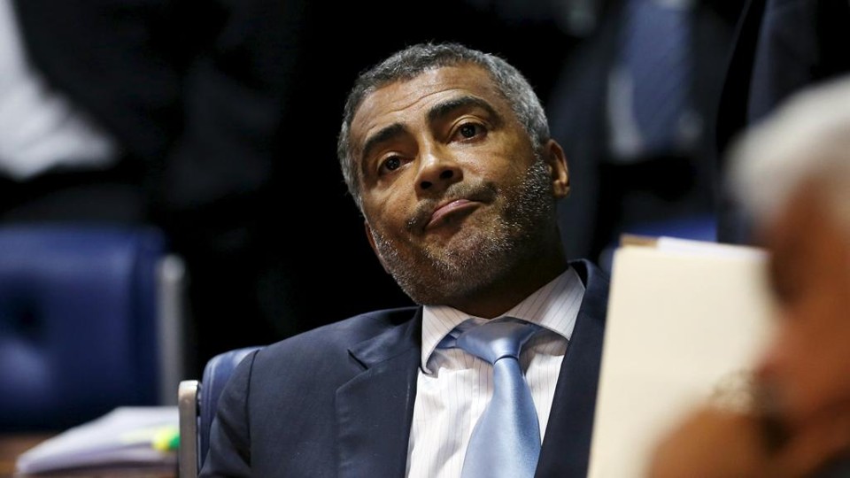 Romário: “Se eu receber um requerimento para ouvir o Marin no Brasil, vou rasgá-lo em público”. | Stringer/ Reuters