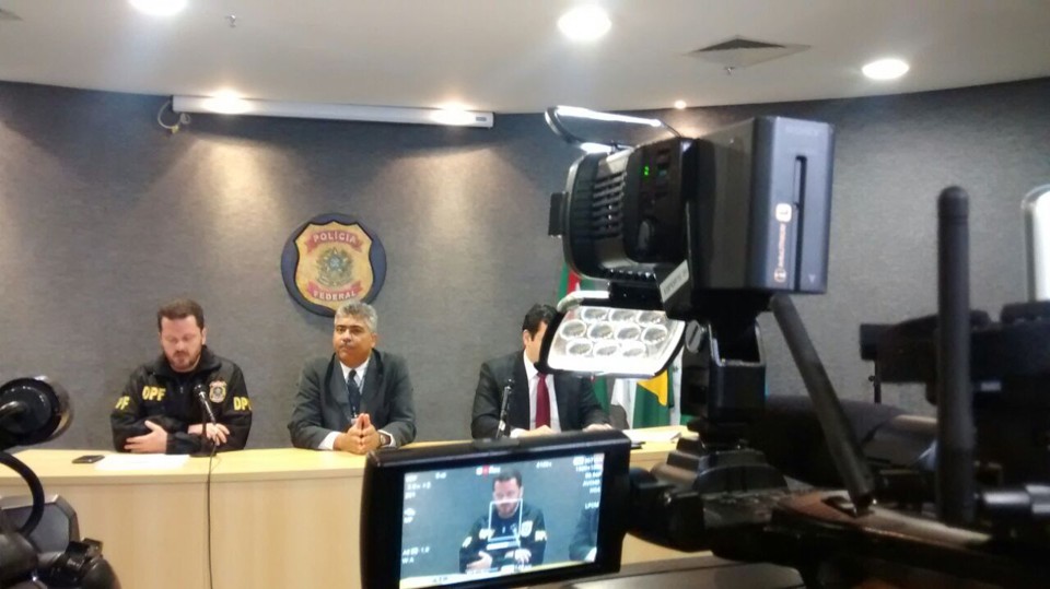 Coletiva da PF acontece na manhã desta terça-feira (28). | Jonathan Campos/Gazeta do Povo
