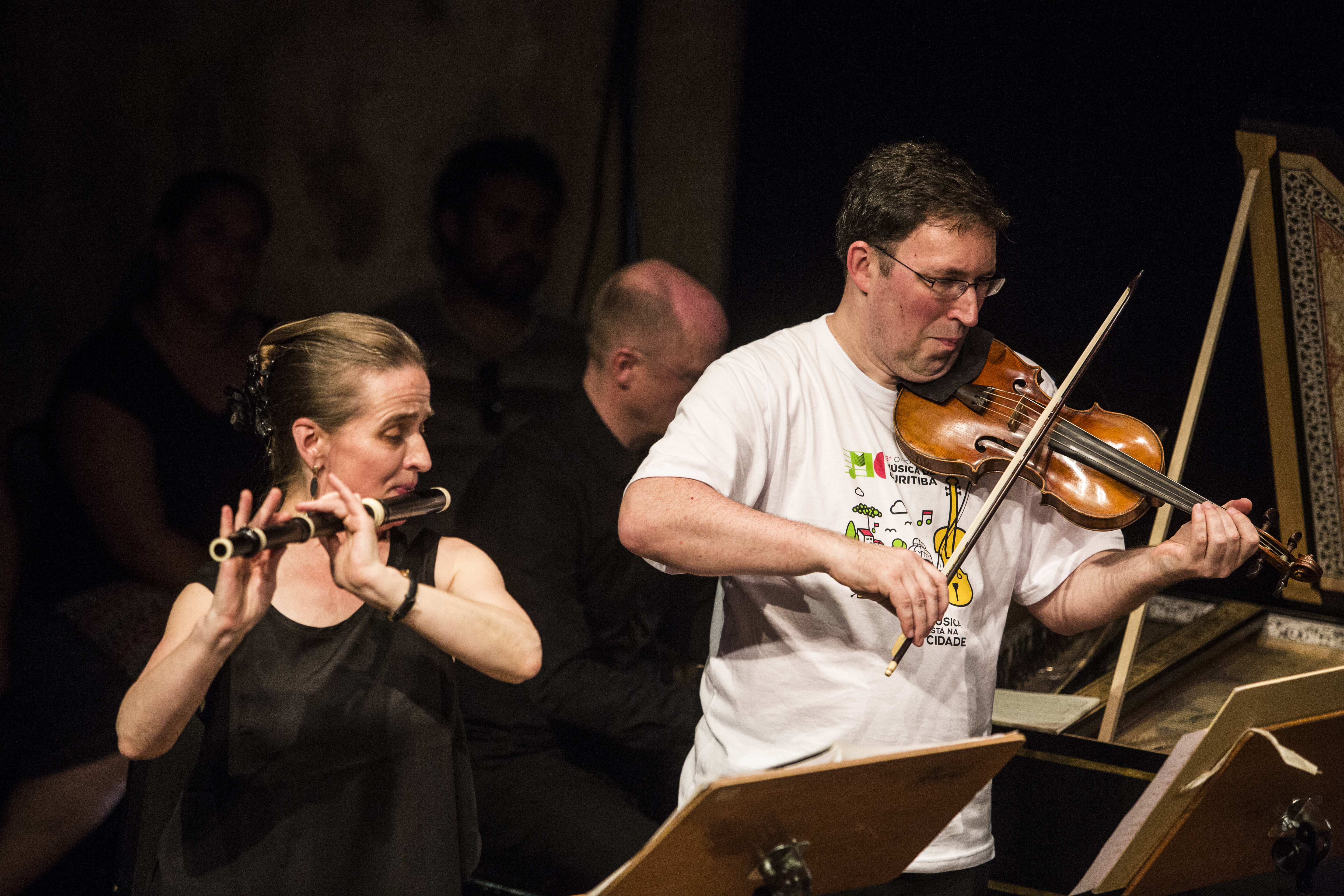 Apresentação de música antiga na Oficina de Música deste ano | Brunno Covello/Gazeta do Povo