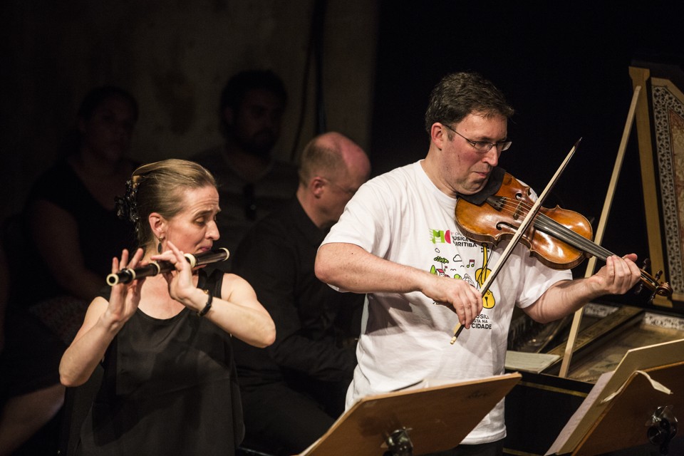 Apresentação de música antiga na Oficina de Música deste ano | Brunno Covello/Gazeta do Povo