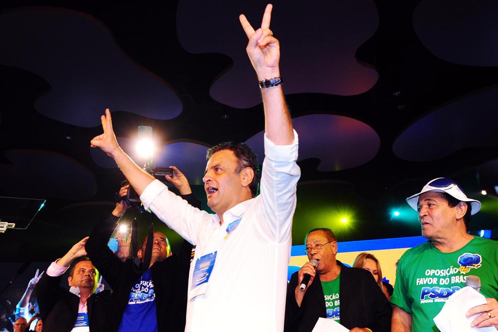 Aécio Neves, presidente do PSDB. | George Gianni/Fotos Publicas