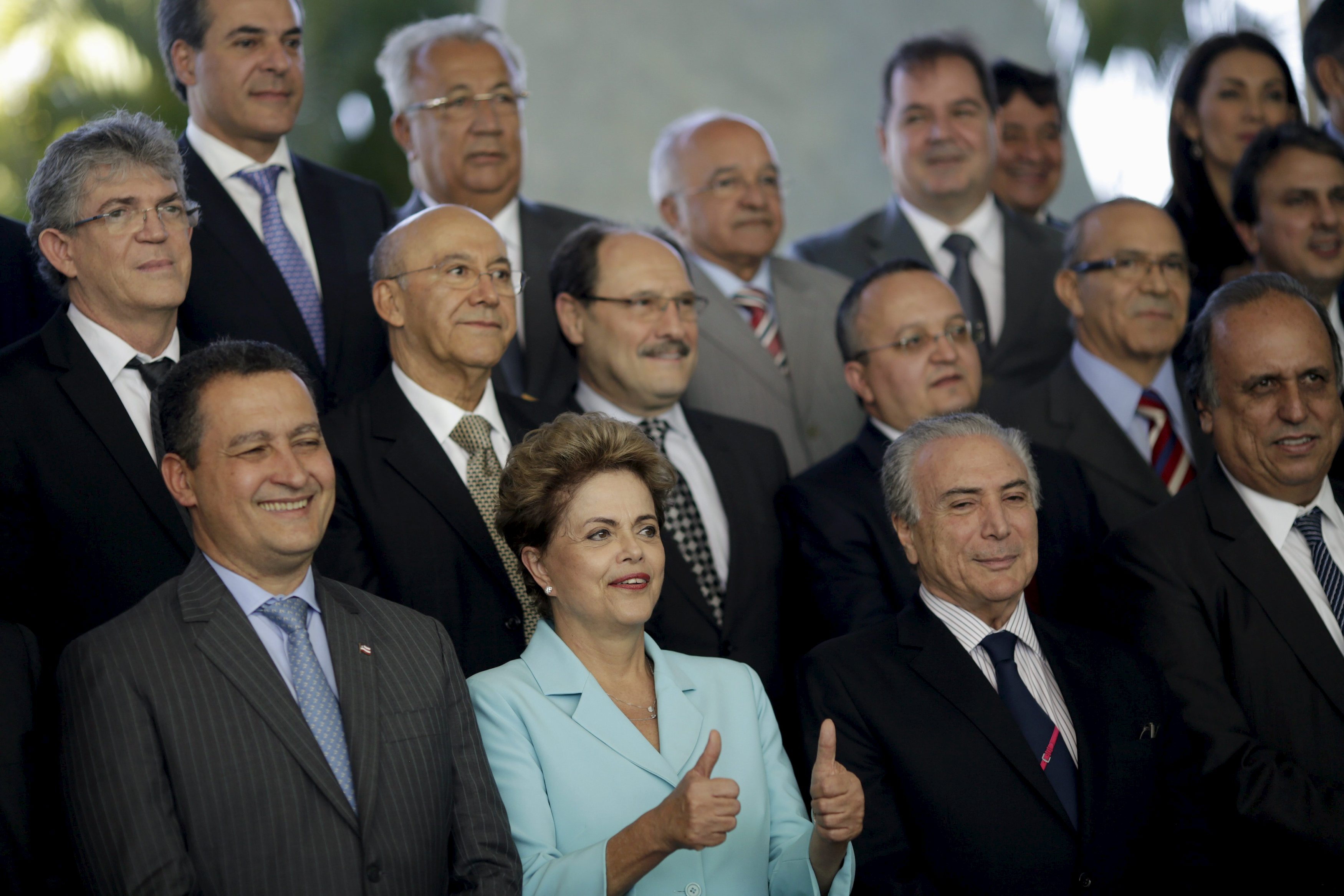 Reunião com governadores aconteceu na quinta-feira (30). | UESLEI MARCELINO/REUTERS