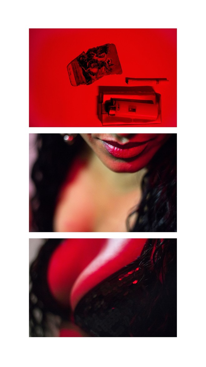 Uma das opções da fotógrafa foi usar o tríptico (conjunto de três imagens) para retratar os lugares. | Laura de Avelar Fonseca/Divulgação