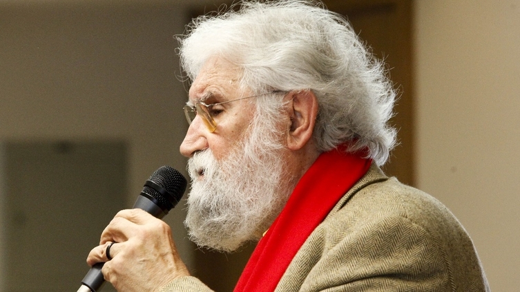 Leonardo Boff em evento no instituto comandado pelo ex-presidente Lula: recado para o PT. | Cláudio Santos/Instituto Lula