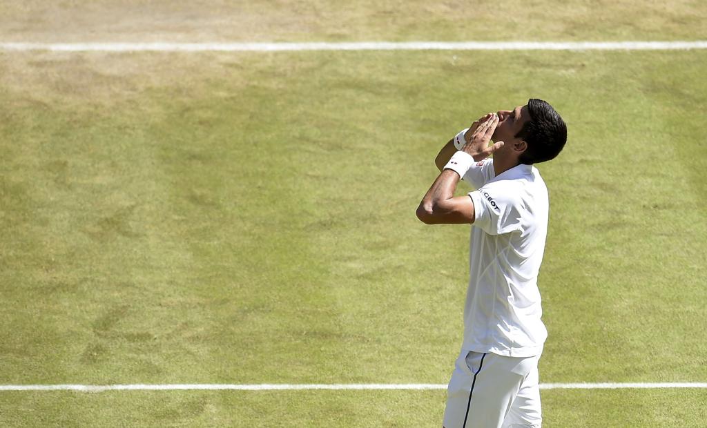 Com vitória sobre Richard Gasquet, Novak Djokovic vai para a terceira final em três etapas de Grand Slam no ano. | Andy Rain/Reuters