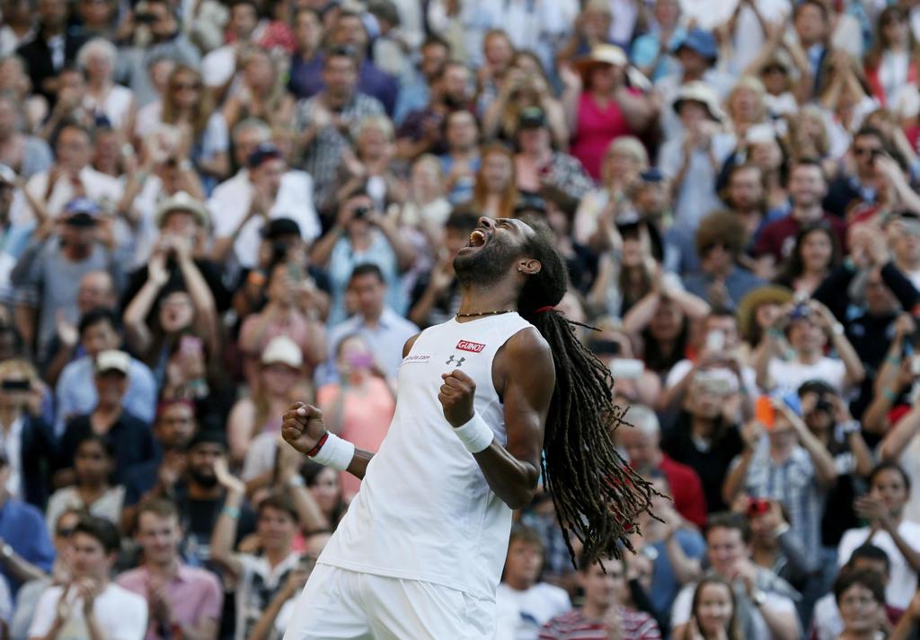 Dustin Brown, da Alemanha, venceu Rafael Nadal em Wimbledon. | Stefan Wermuth/Reuters