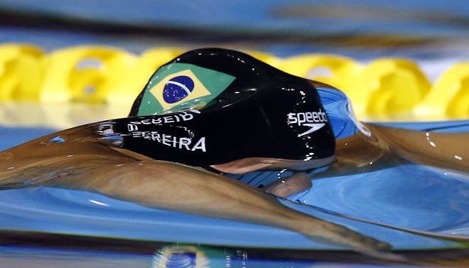 Thiago Pereira foi bronze nos 200 metros peito. | Rob Schumacher/USA Today Sports