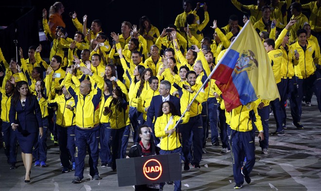 Atletas do Equador. | Javier Etxezarreta/EFE