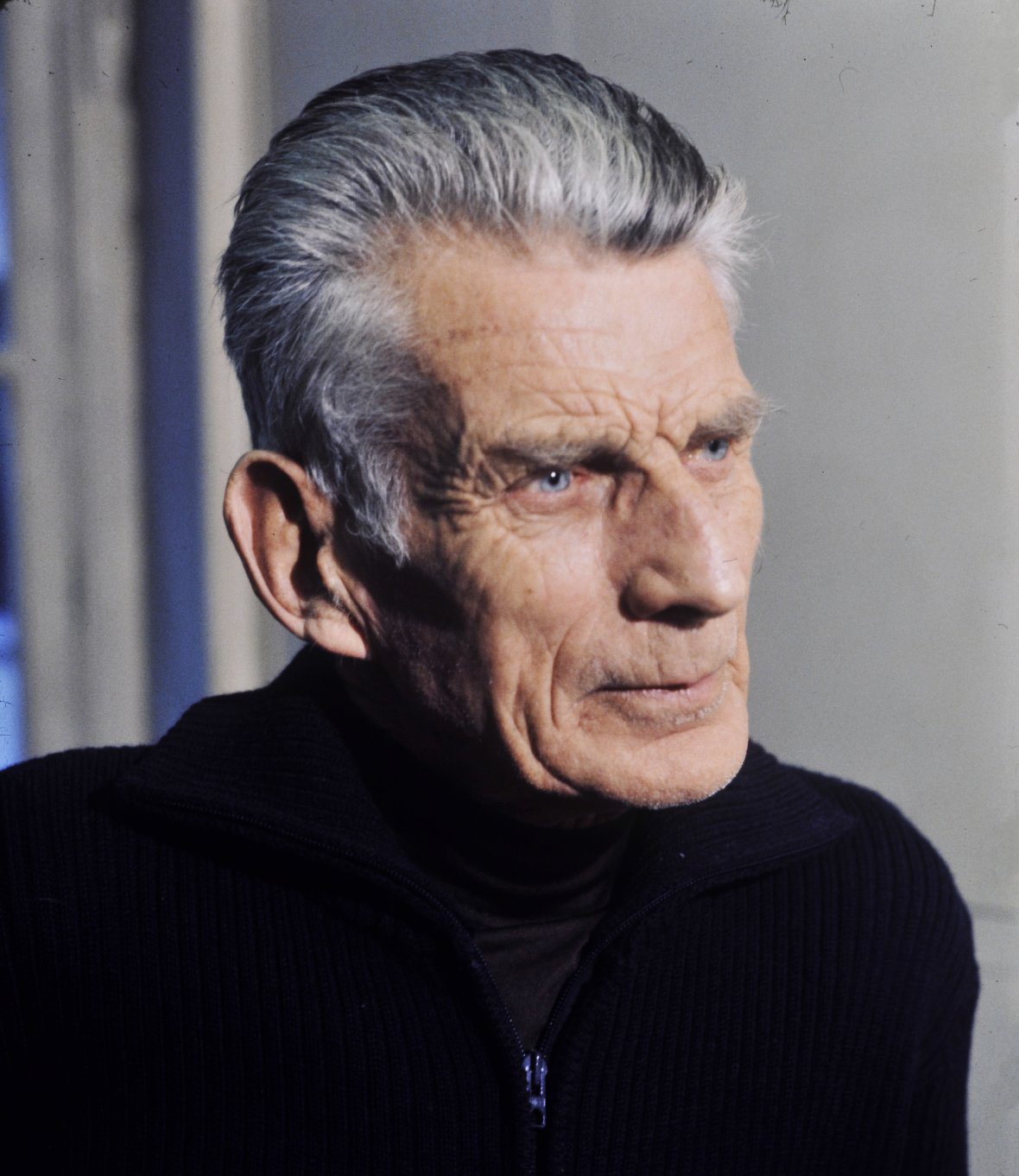 Samuel Beckett, em 1977. | Roger Pic (1920-2001)/Wikimedia Commons