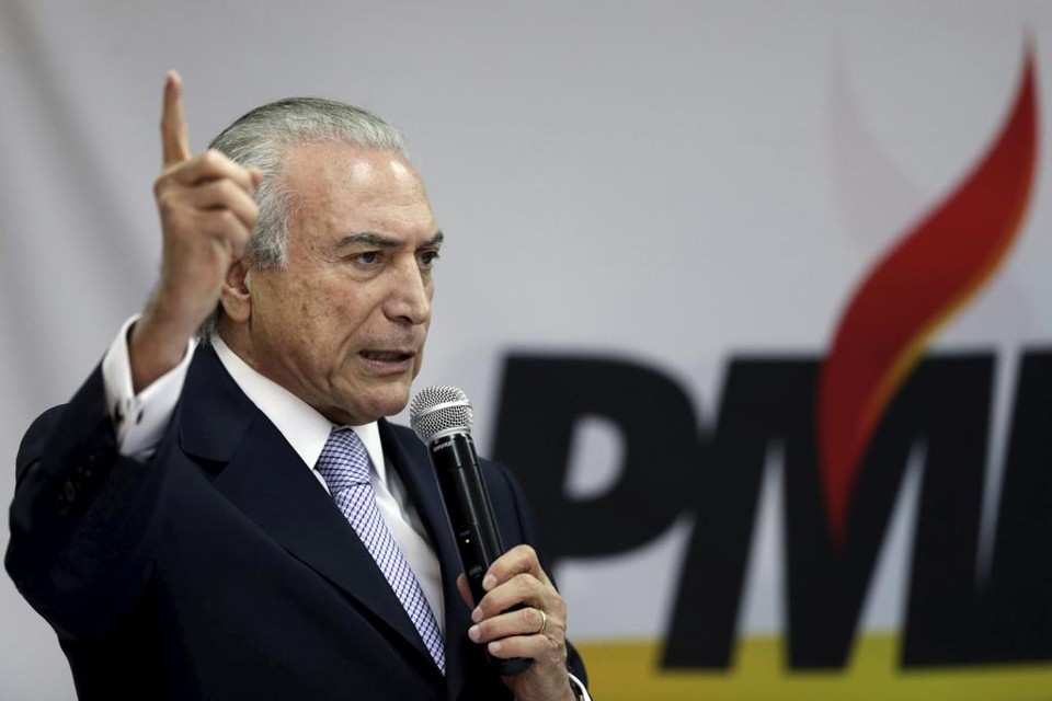 Temer reagiu a anúncio de ruptura de Eduardo Cunha : “posição é pessoal” | UESLEI MARCELINO/REUTERS
