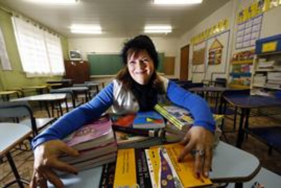 Rosana enfim terá o reconhecimento após 27 anos de docência. | Albari Rosa/Gazeta do Povo