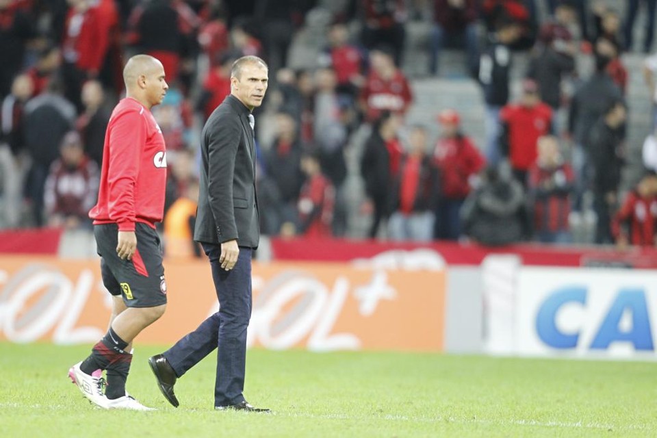 Walter aguarda parecer do departamento médico para saber se terá condições de jogo na próxima  rodada. | Albari Rosa/Gazeta do Povo