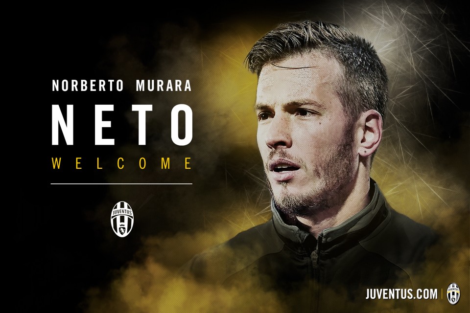 Imagem  do site da Juventus com o anúncio da contratação do ex-jogador do Furacão. | /