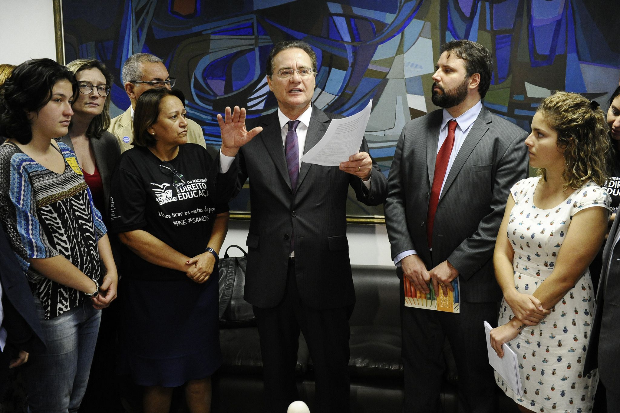 Renan Calheiros promete colocar o tema em pauta desde que o silêncio volta à Casa. | Marcos Oliveira/Agência Senado