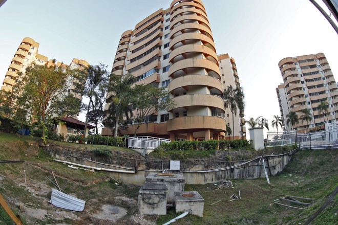 Vila Pan-Americana chamada de Vila do Pan na Barra da Tijuca no Rio de Janeiro, que foi construída para os jogos Pan-Americana de 2007 e que está com problemas estruturais nas ruas de acesso da vila. | Albari Rosa/Gazeta do Povo
