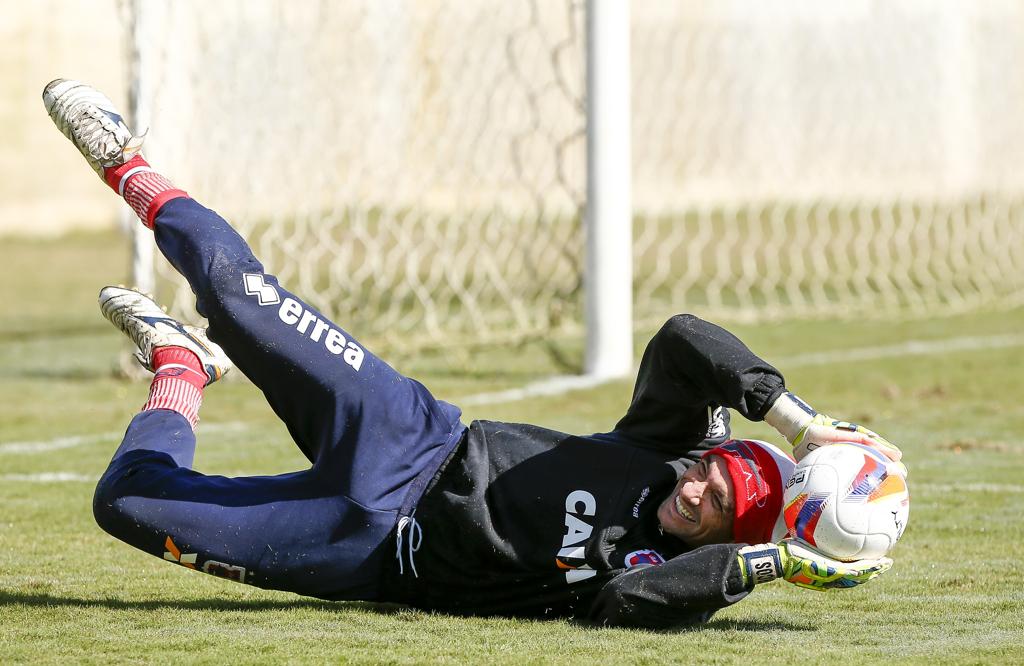 Marcos diz estar feliz em defender o clube do coração e sonha em dar um novo capítulo de alegria para a torcida antes de se aposentar. | Hugo Harada/Gazeta do Povo