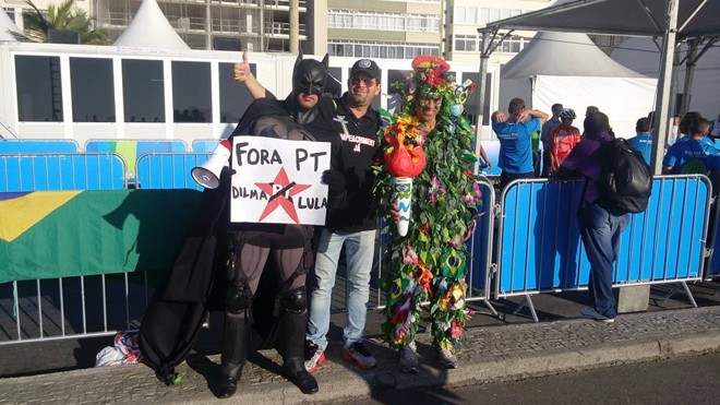 Presença ilustre no Rio. | Foto: Reprodução Facebook.