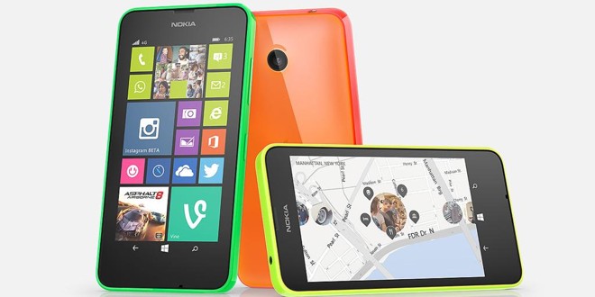 NOKIA LUMIA 635: este aparelho de entrada aposta no custo-benefício para chamar a atenção, saindo a partir de R$ 465. A câmera traseira é de 5 MP e a tela é de 4,5 polegadas. | 