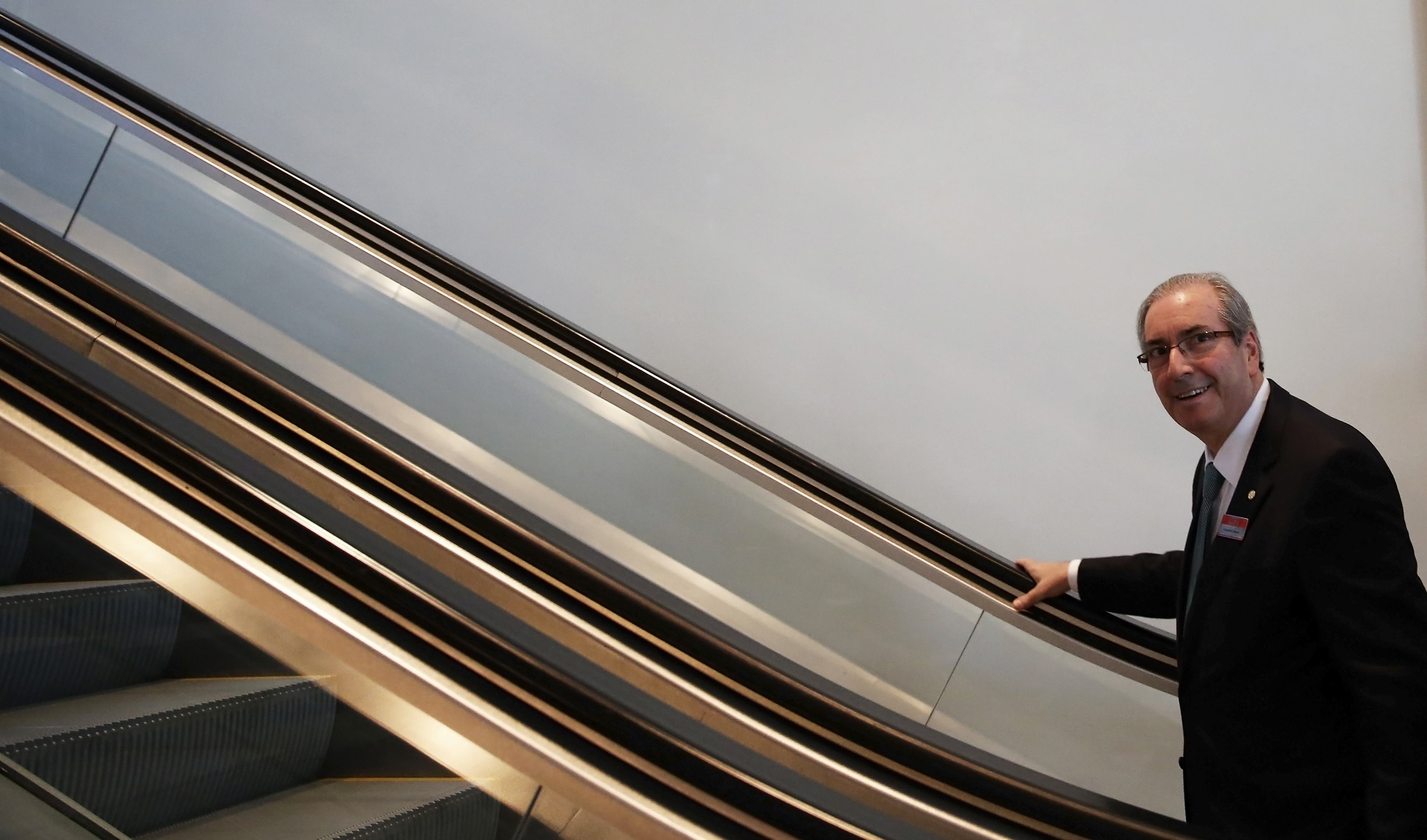 Eduardo Cunha, presidente da Câmara, evitou participar dos protestos no Rio. | Nacho Doce/Reuters