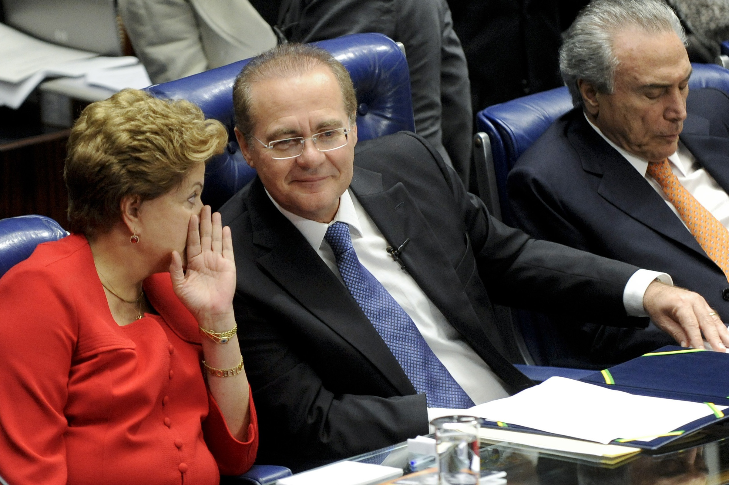 Dilma e Renan: presidente do Senado é visto como único com poder para se opor a Eduardo Cunha. | Jonas Pereira
/Agência Senado