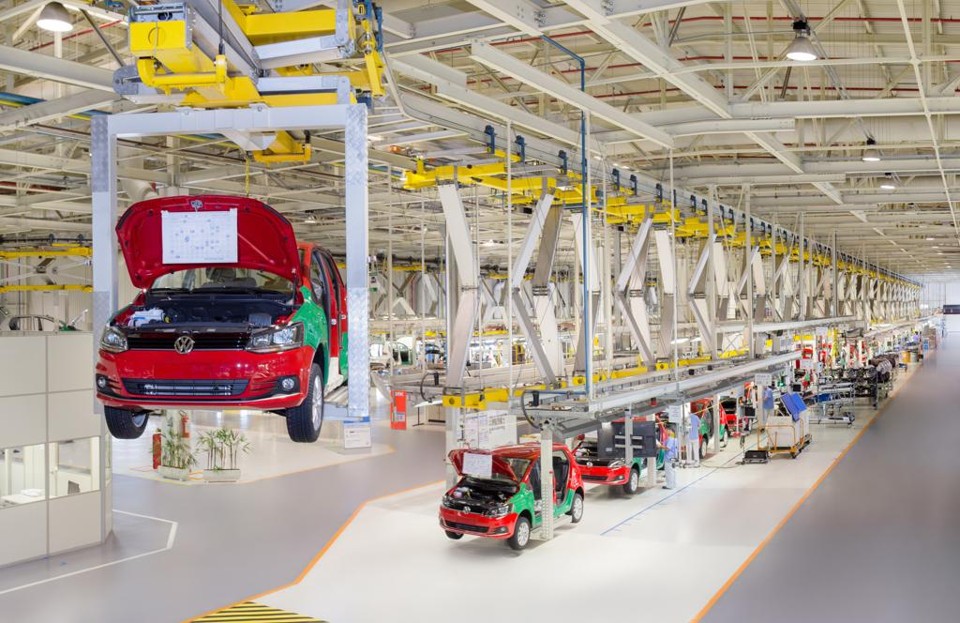 O Novo Fox começou a ser fabricado na planta paranaense em agosto de 2014, quando foi lançado | Divulgação VW