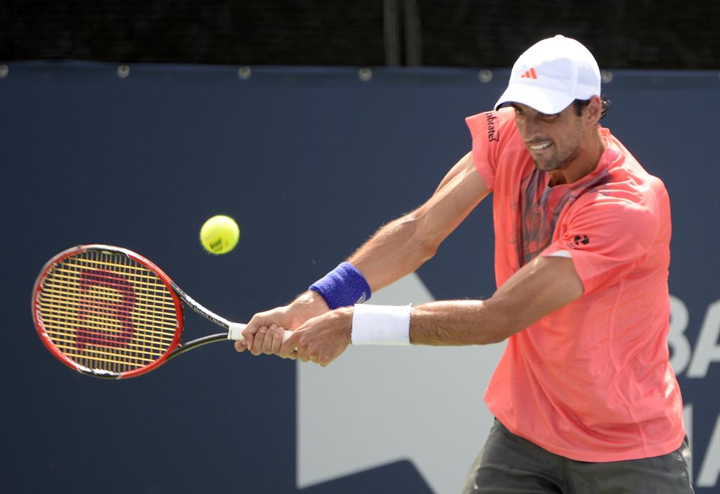 Brasil Thomaz Bellucci venceu Pablo Cuevas e vai enfrentar Djokovic em Montreal. | Eric Bolte/USA Today Sports