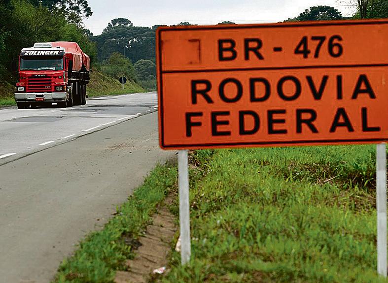 A Rodovia do Frango, entre Paraná e Santa Catarina, deve ser concedida à iniciativa privada ainda neste ano | Henry Milleo/Gazeta do Povo