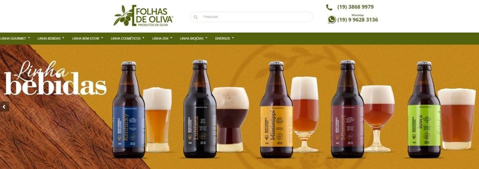 Cervejas de oliveira são o lançamento mais recente da marca. | Reprodução/