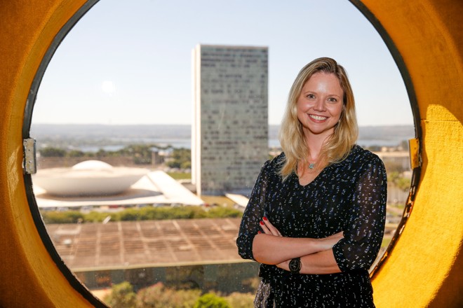 Danielle Cunha: desembolsaram R$ 102,6 mil da cota parlamentar a que têm direito para a publicitária. | Pedro Ladeira/Folhapress