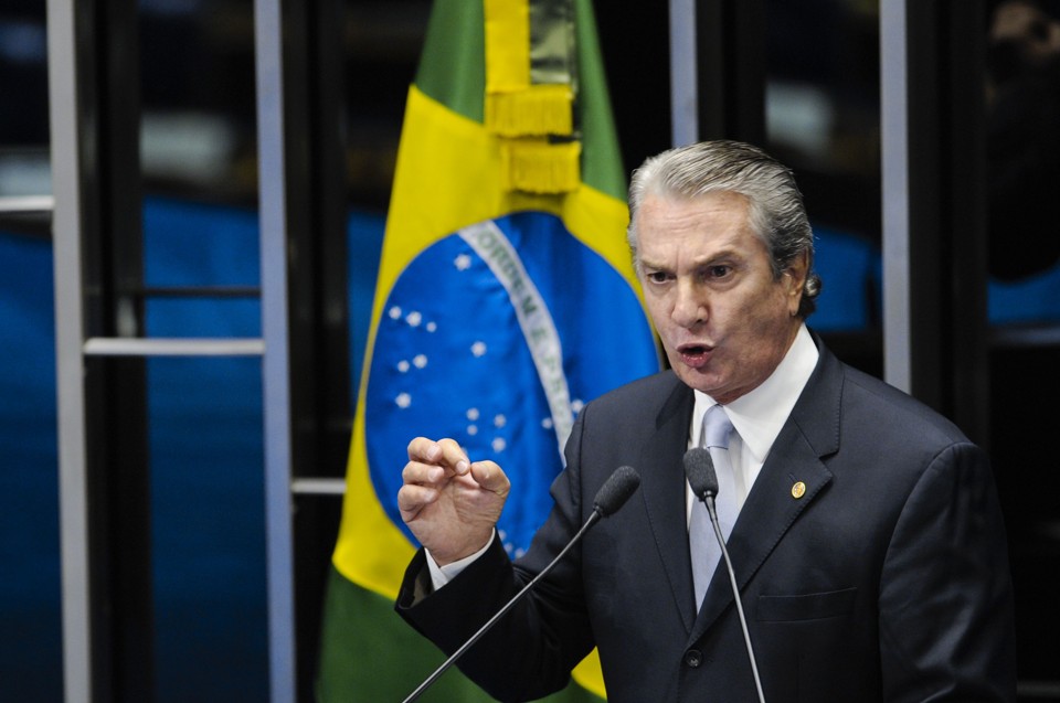 Ex-presidente e senador por Alagoas, Collor abriu guerra contra o procurador-geral Rodrigo Janot. | Pedro França/Agência Senado
