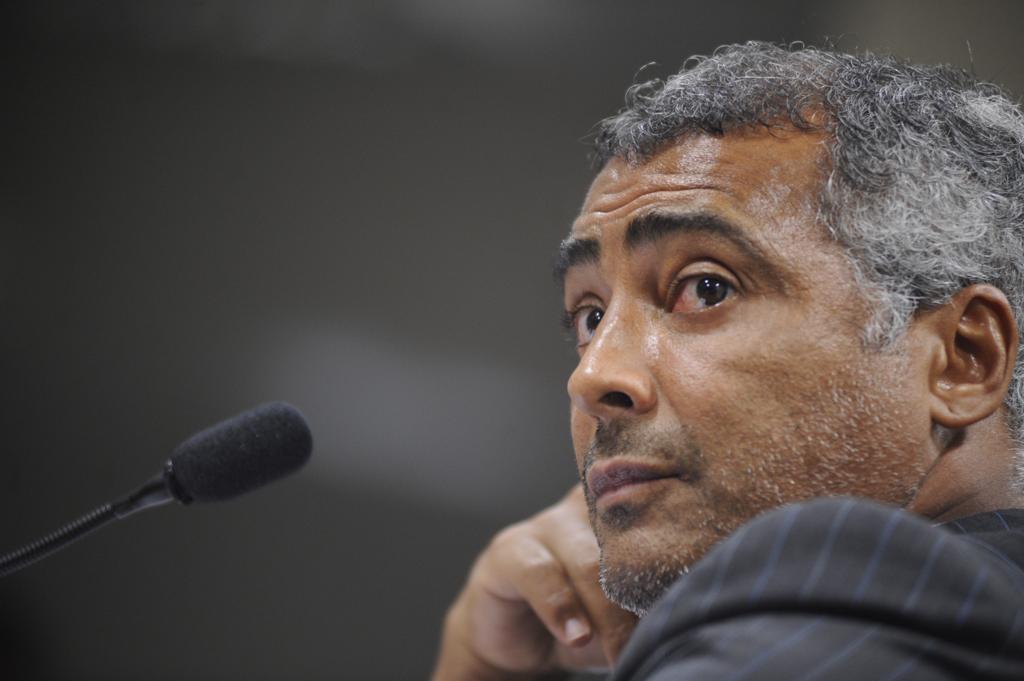 O senador Romário (PSB-RJ) prometeu processar a revista Veja.em virtude do caso. | Pedro França
/Agência Senado