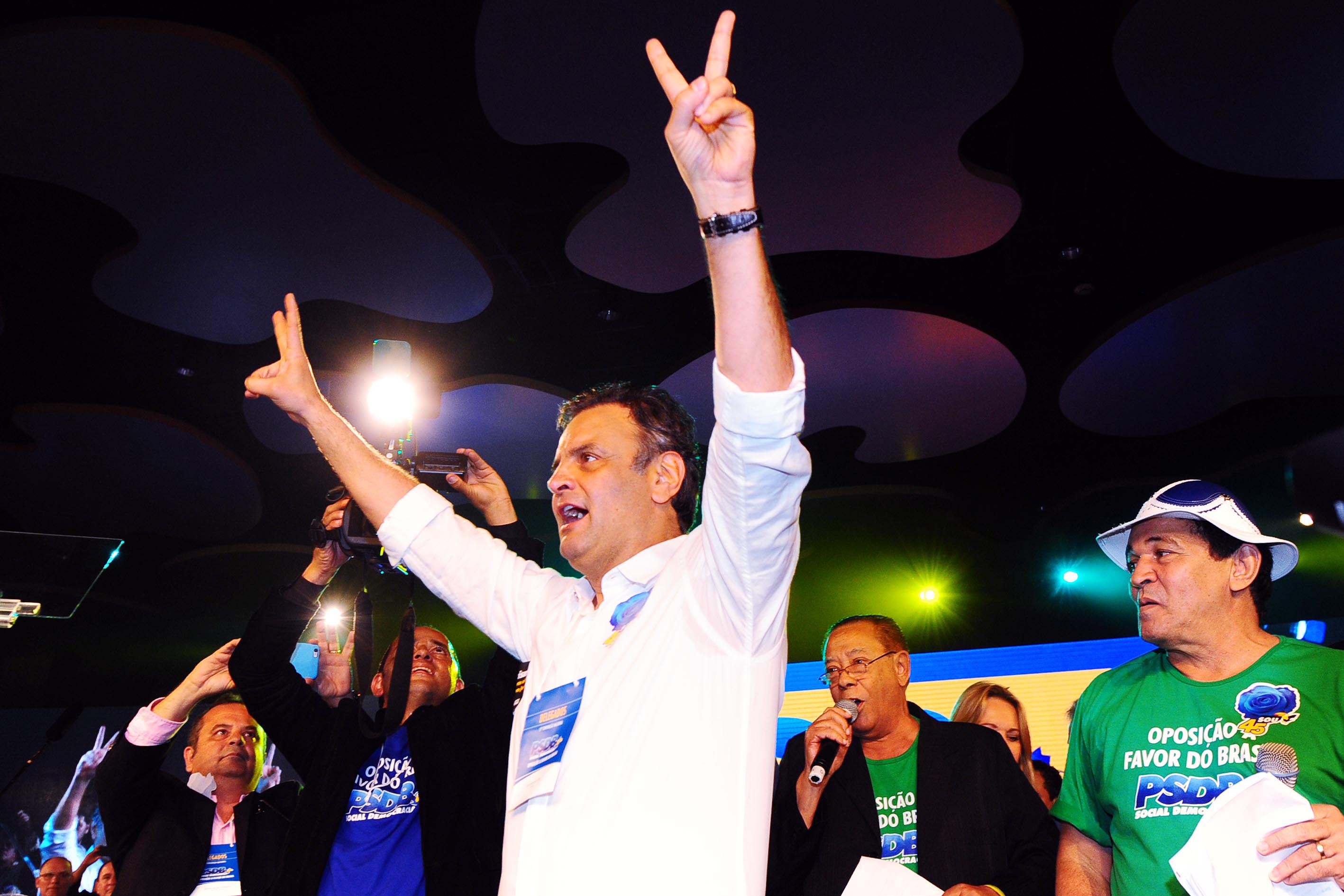 Aéciio estaria na liderança. | George Gianni/Fotos Publicas