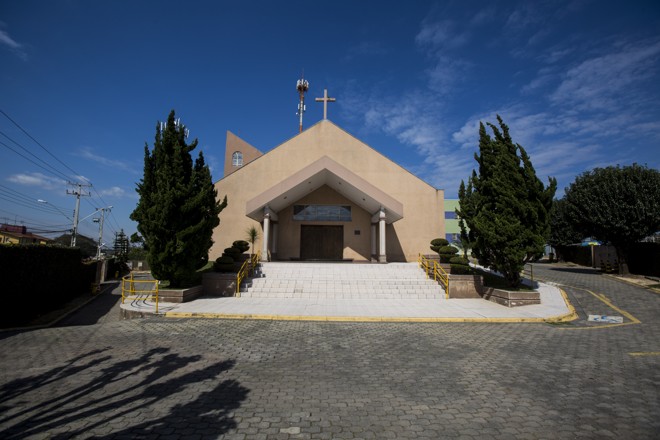 Paróquia São José Operário, no bairro Alto Boqueirão. | Brunno Covello/Gazeta do Povo