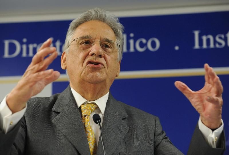 Ex-presidente Fernando Henrique Cardoso busca a união entre Aécio e Alckmin. | Valter Campanato/ABR