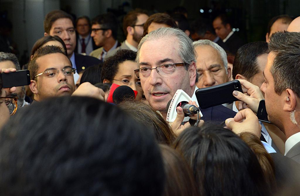 Cunha, envolvido na Lava Jato, ainda conta com apoios expressivos. Mas grupo de deputados pedirá que ele se afaste do comando da Casa. | GustavoLima/Agência Câmara