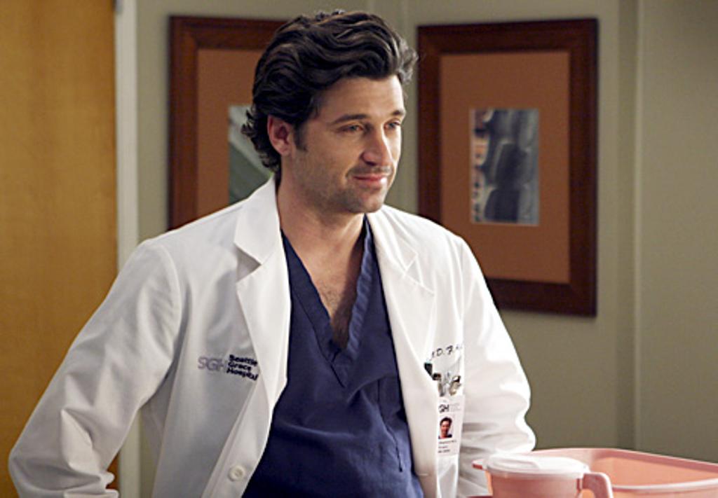 Patrick Dempsey, em “Grey’s Anatomy”. | Divulgação