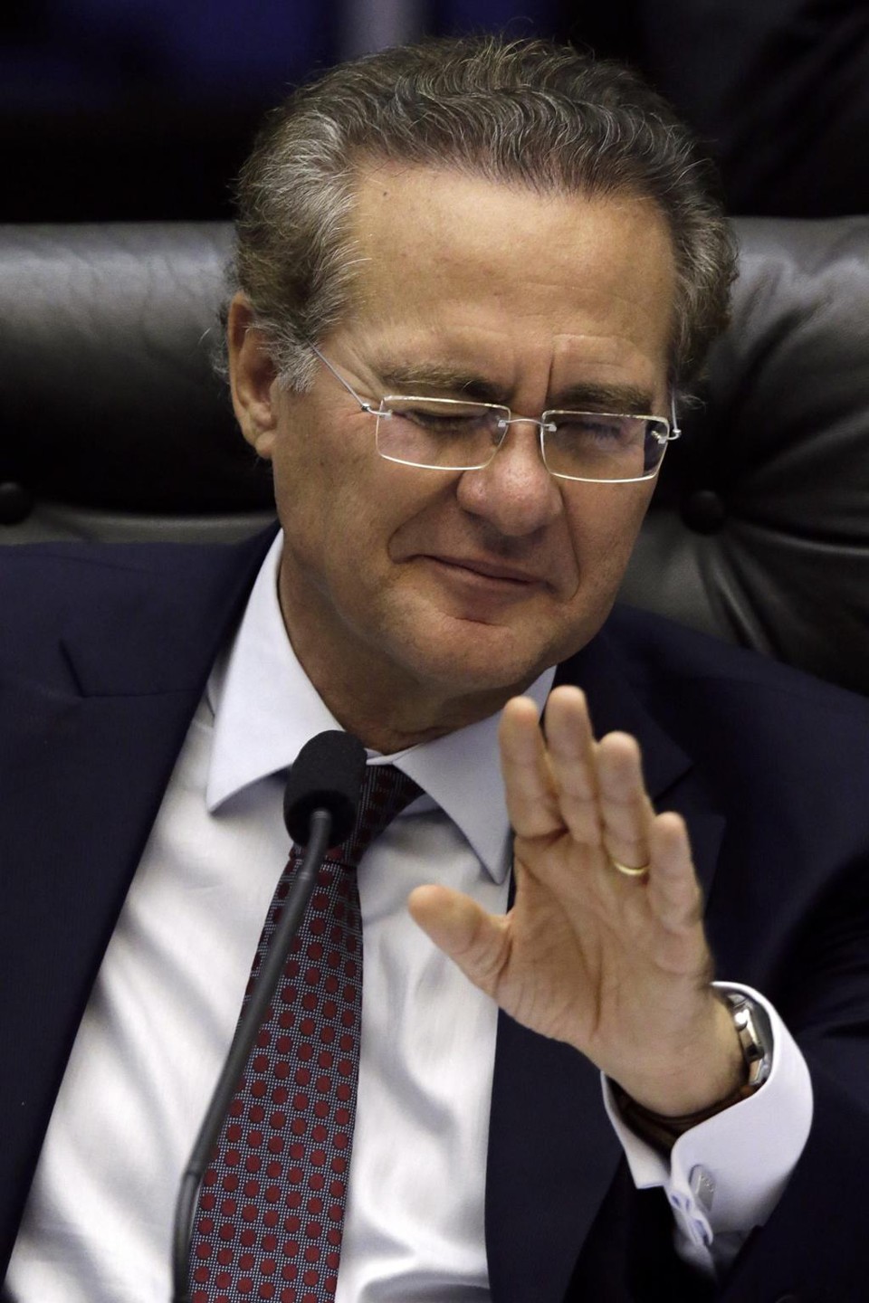Renan Calheiros, presidente do Senado. | UESLEI MARCELINO/REUTERS
