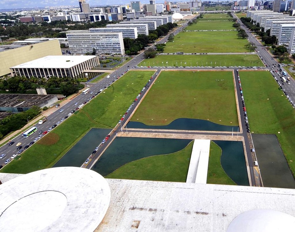 Vista da Esplanada: de 39 ministérios, governo ficará com 29. | José Cruz/ ABr