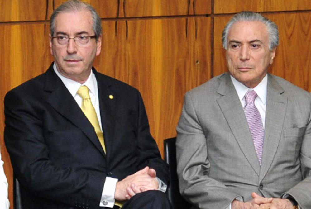 Cunha e Temer, em julho. | GABRIELA KOROSSY/Câmara dos Deputados