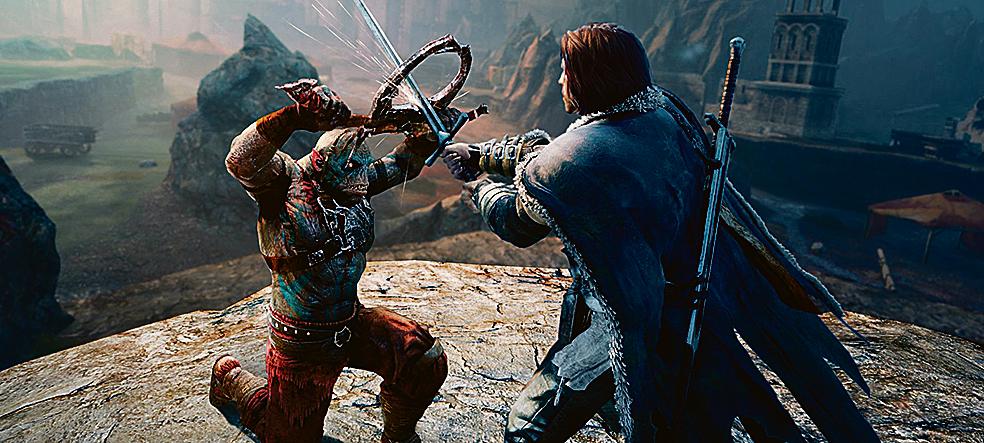 “Cena” do jogo “Shadow of Mordor” (que parece filme). | Divulgação