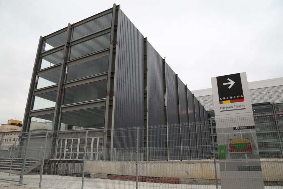 Área que a prefeitura tem direito a ocupar na Arena da Baixada. | Ivonaldo Alexandre/Gazeta do Povo