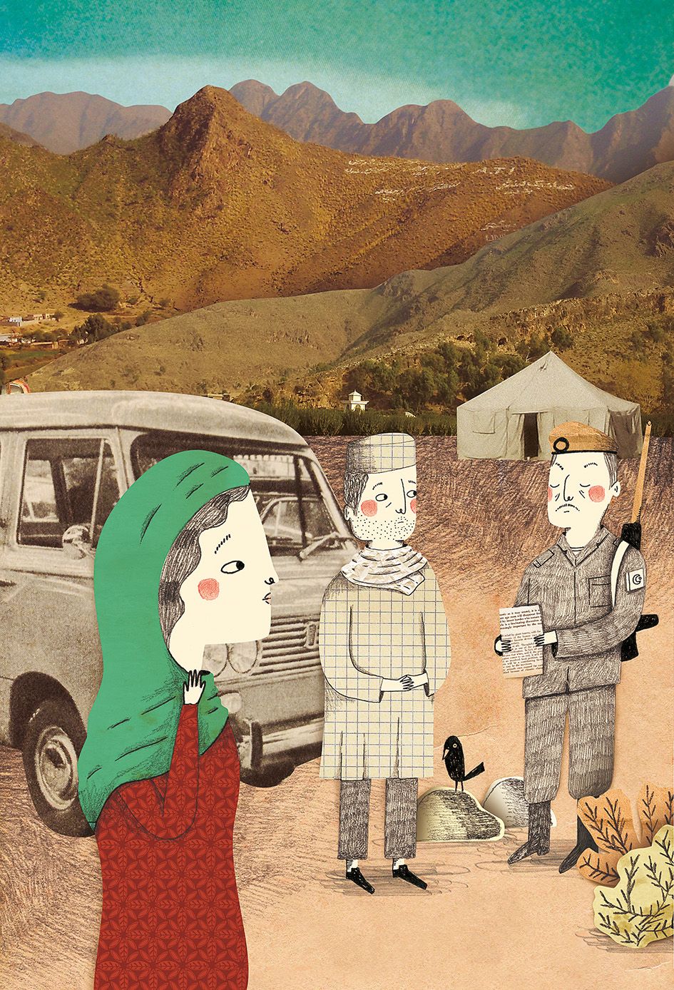 Desenhos são da curitibana Bruna Assis Brasil. | Reprodução