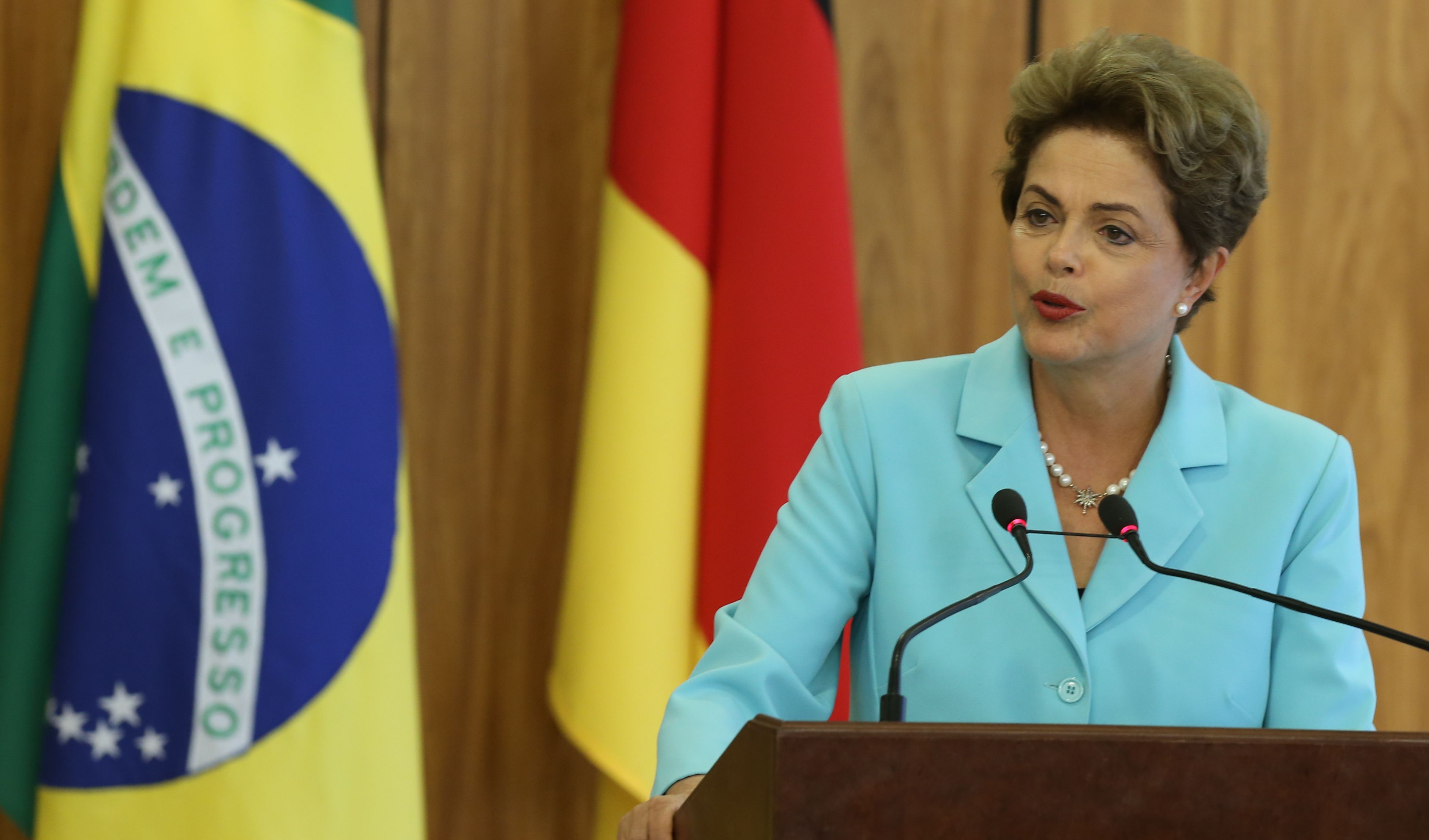 Presidente Dilma Rousseff deu entrevista para emissoras de rádio do interior de São Paulo. | Lula Marques/ Agência PT