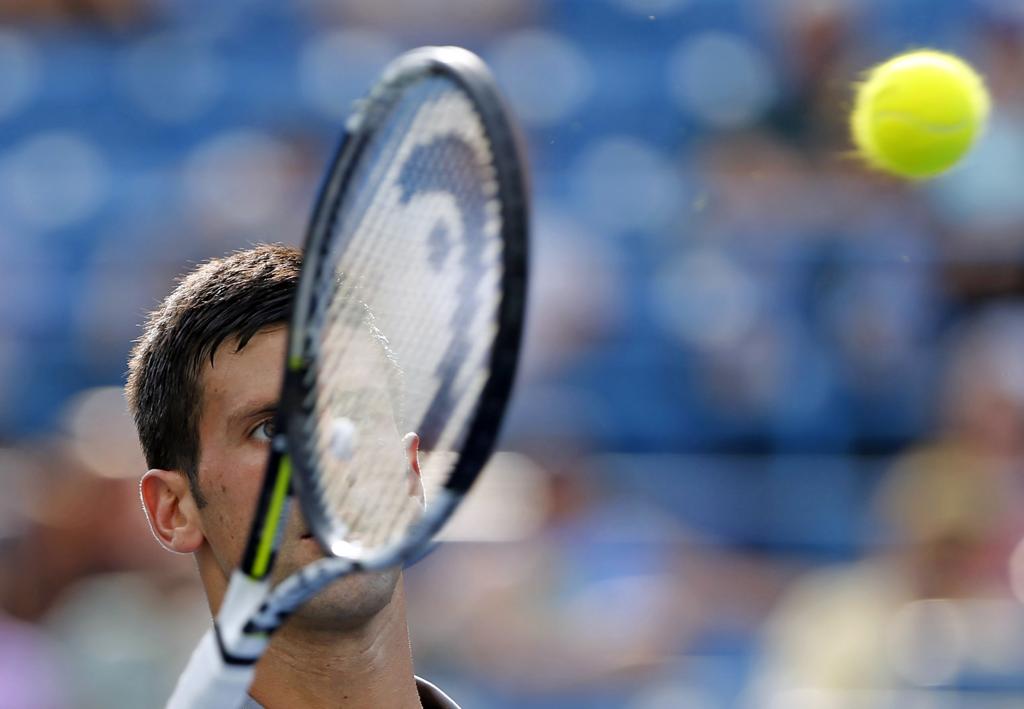 Novak Djokovic estreou em Cincinnati com vitória tranquila diante do francês Benoit Paire. | Aaron Doster/USA Today Sports