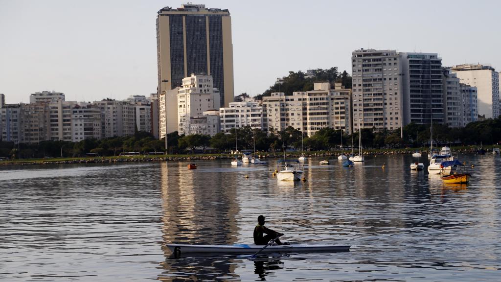 O remo é uma das provas marcadas para a Baía de Guanabara. | Albari Rosa/Gazeta do Povo