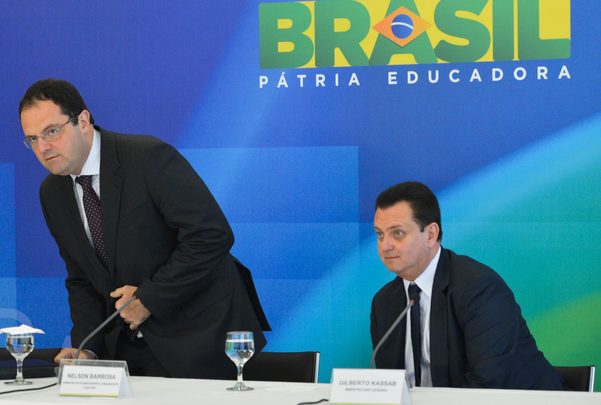 Kassab (à dir.): irregularidades com o programa irregularidades na Feira da Madrugada. | José Cruz/ Agência Brasil