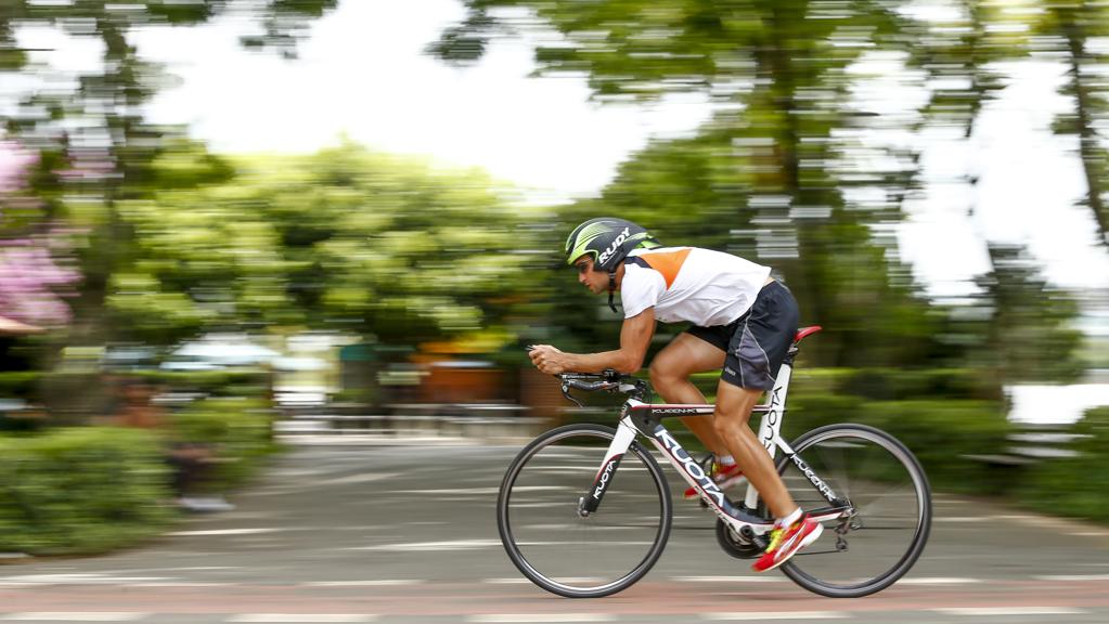 Ironman em Foz do Iguaçu terá etapa de 90,1 km de ciclismo. | Hugo Harada/Gazeta do Povo